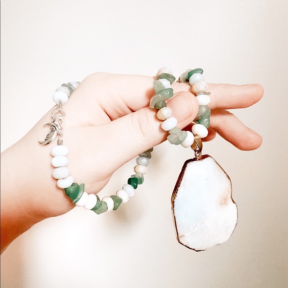 Aquamarine Handmade Necklace - Picture 2 of 2